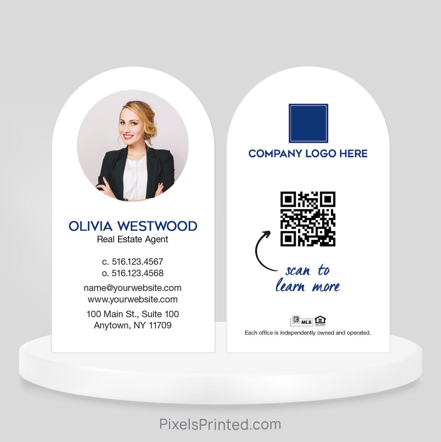 Coldwell Banker half circle business cards Business Cards PixelsPrinted 