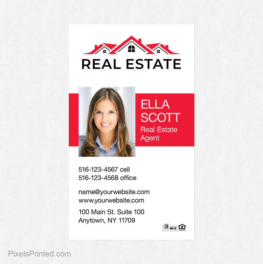 Independent real estate business card magnets PixelsPrinted 