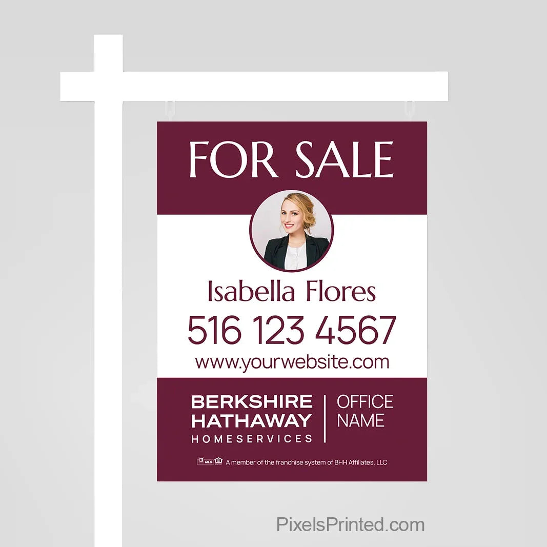 Berkshire Hathaway Real Estate Sign Panels - 24x30