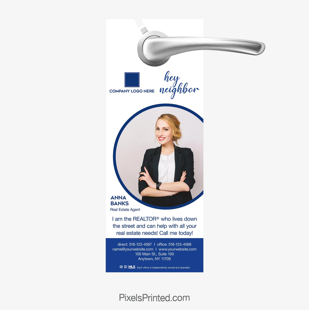 Coldwell Banker realty door hangers for neighborhood farming