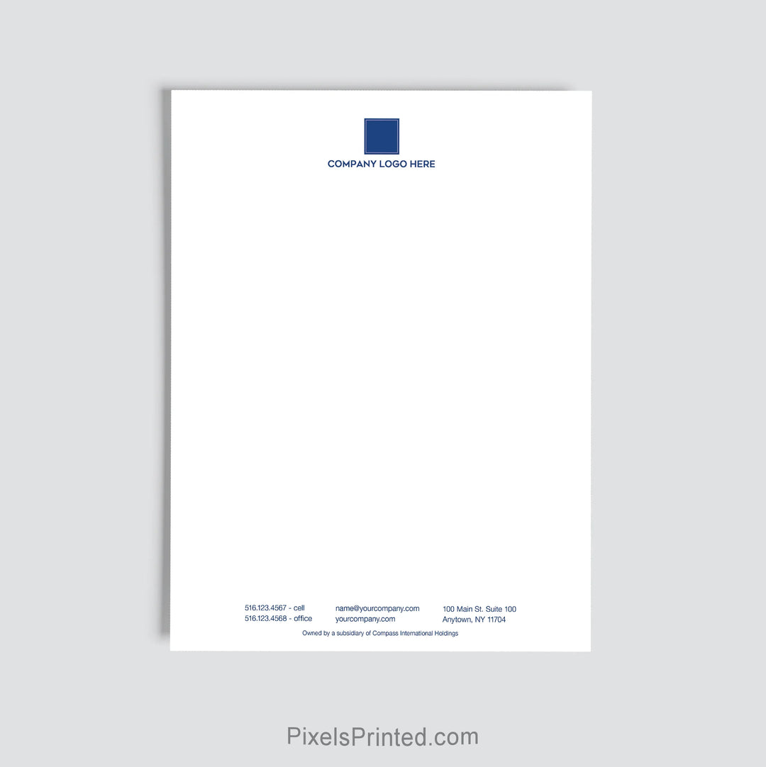Coldwell Banker Realty real estate office letterhead personalized
