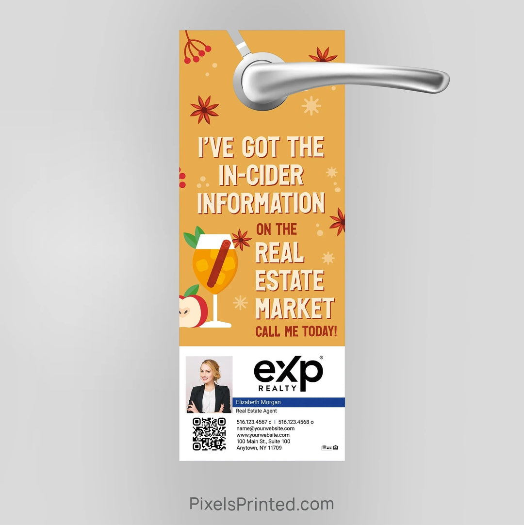 EXP realty seasonal holiday door hangers