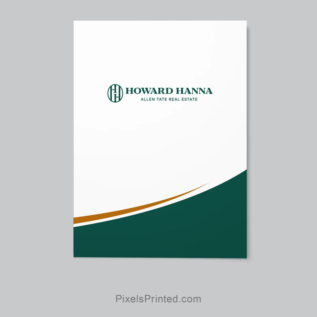 Howard Hanna real estate agent presentation folder