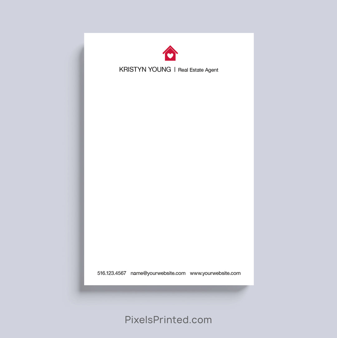 Customizable Real Estate Agent Notepads