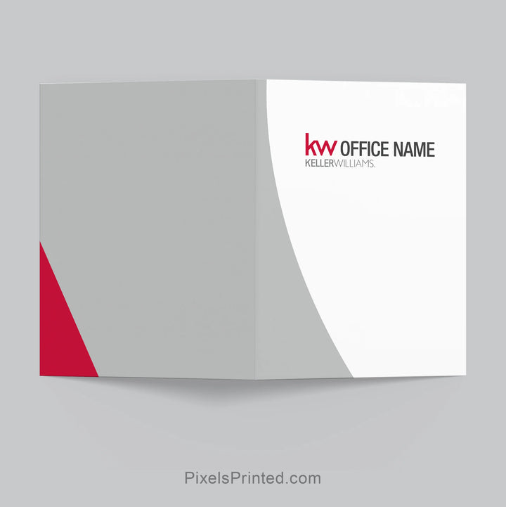 custom Keller Williams realtor presentation folder for buyer and seller meetings