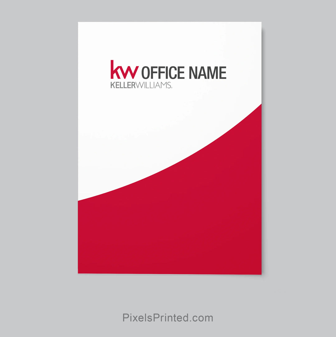 professional Keller Williams listing presentation folder for real estate agents