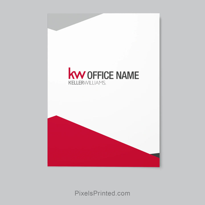 Keller Williams real estate agent marketing presentation folder