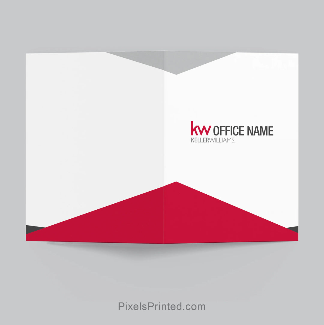 professional Keller Williams real estate agent marketing presentation folder