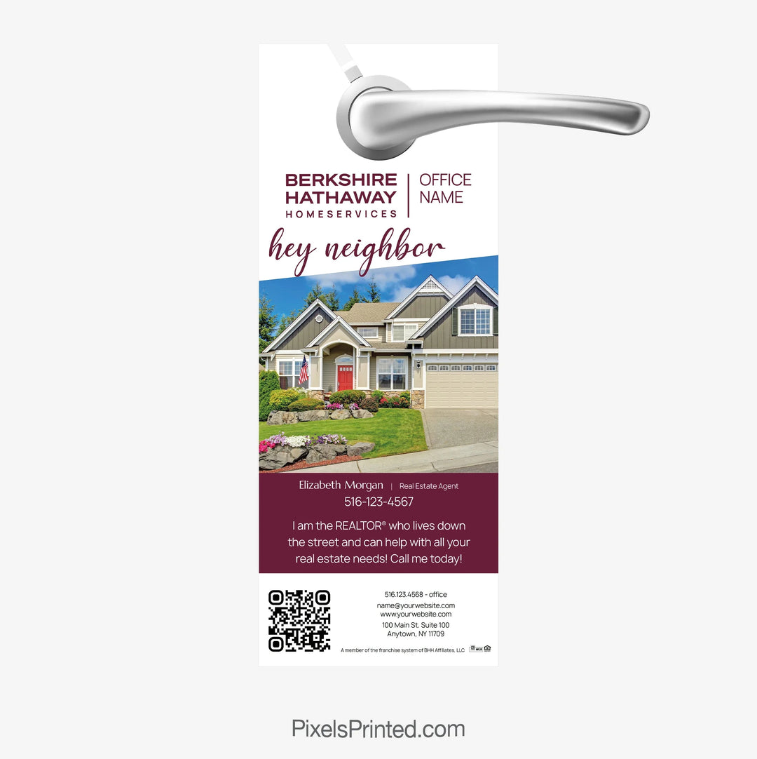 Berkshire Hathaway door hangers PixelsPrinted 
