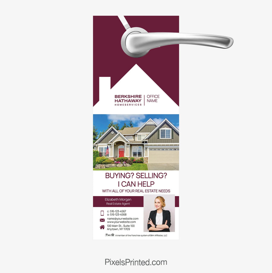 Berkshire Hathaway door hangers PixelsPrinted 