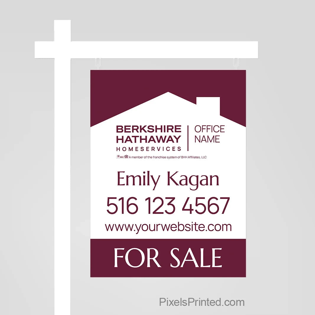 Berkshire Hathaway for sale sign panel sign panels PixelsPrinted 