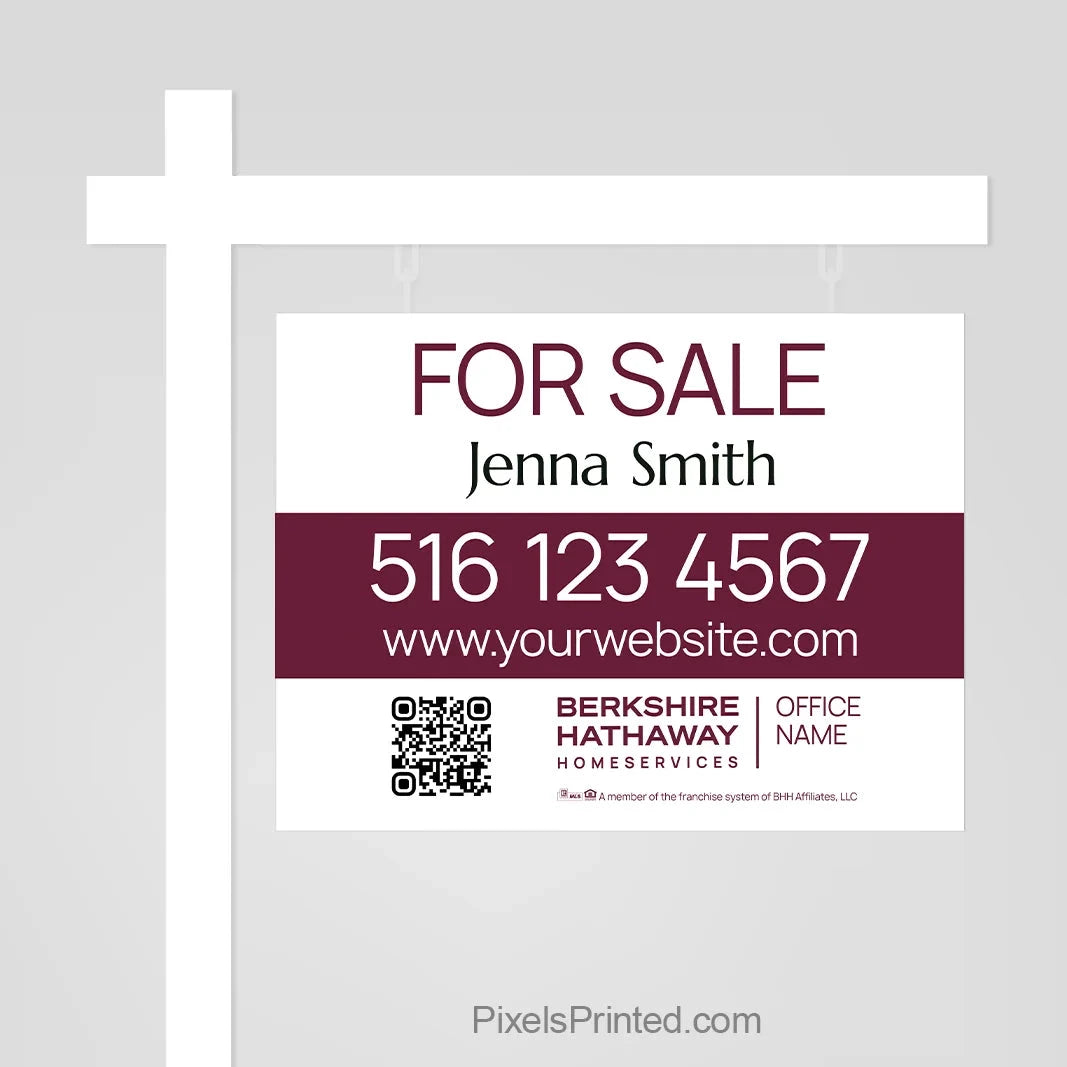 Berkshire Hathaway for sale sign panel sign panels PixelsPrinted 