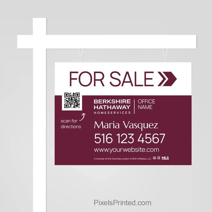 Berkshire Hathaway for sale sign panel sign panels PixelsPrinted 