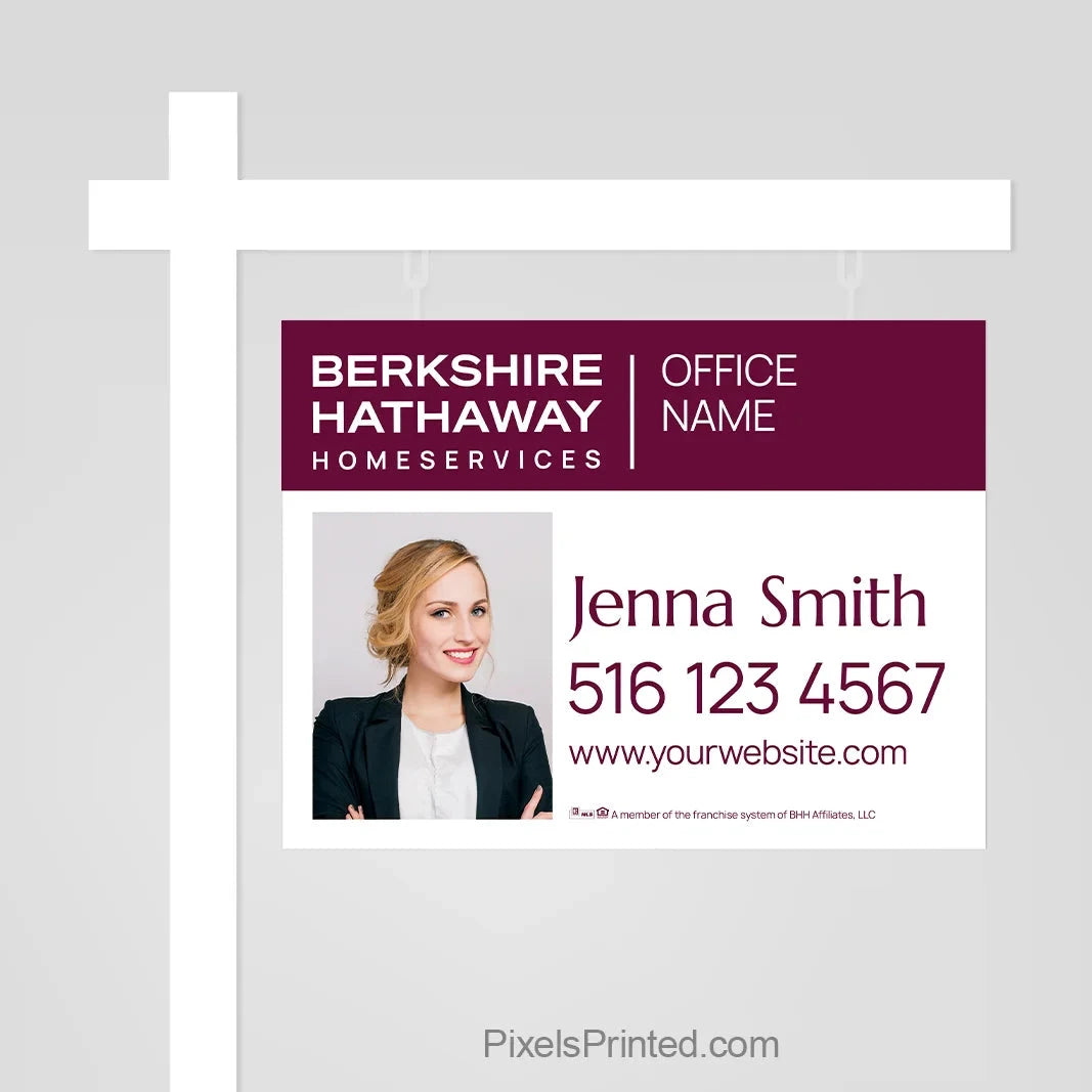 Berkshire Hathaway for sale sign panel sign panels PixelsPrinted 