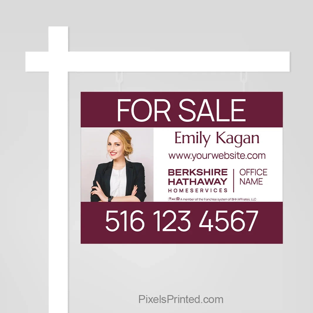 Berkshire Hathaway for sale sign panel sign panels PixelsPrinted 