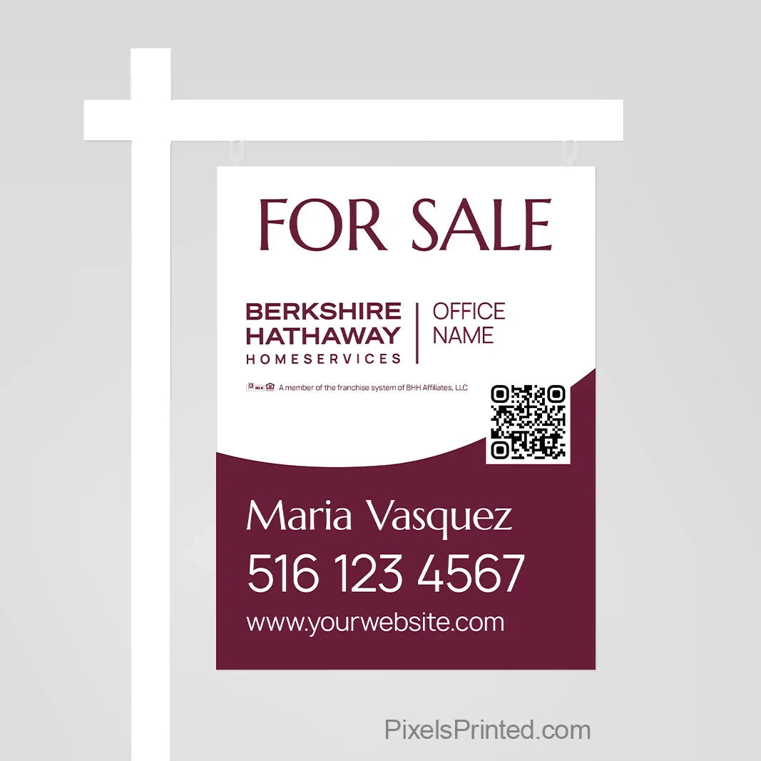 Berkshire Hathaway for sale sign panel sign panels PixelsPrinted 