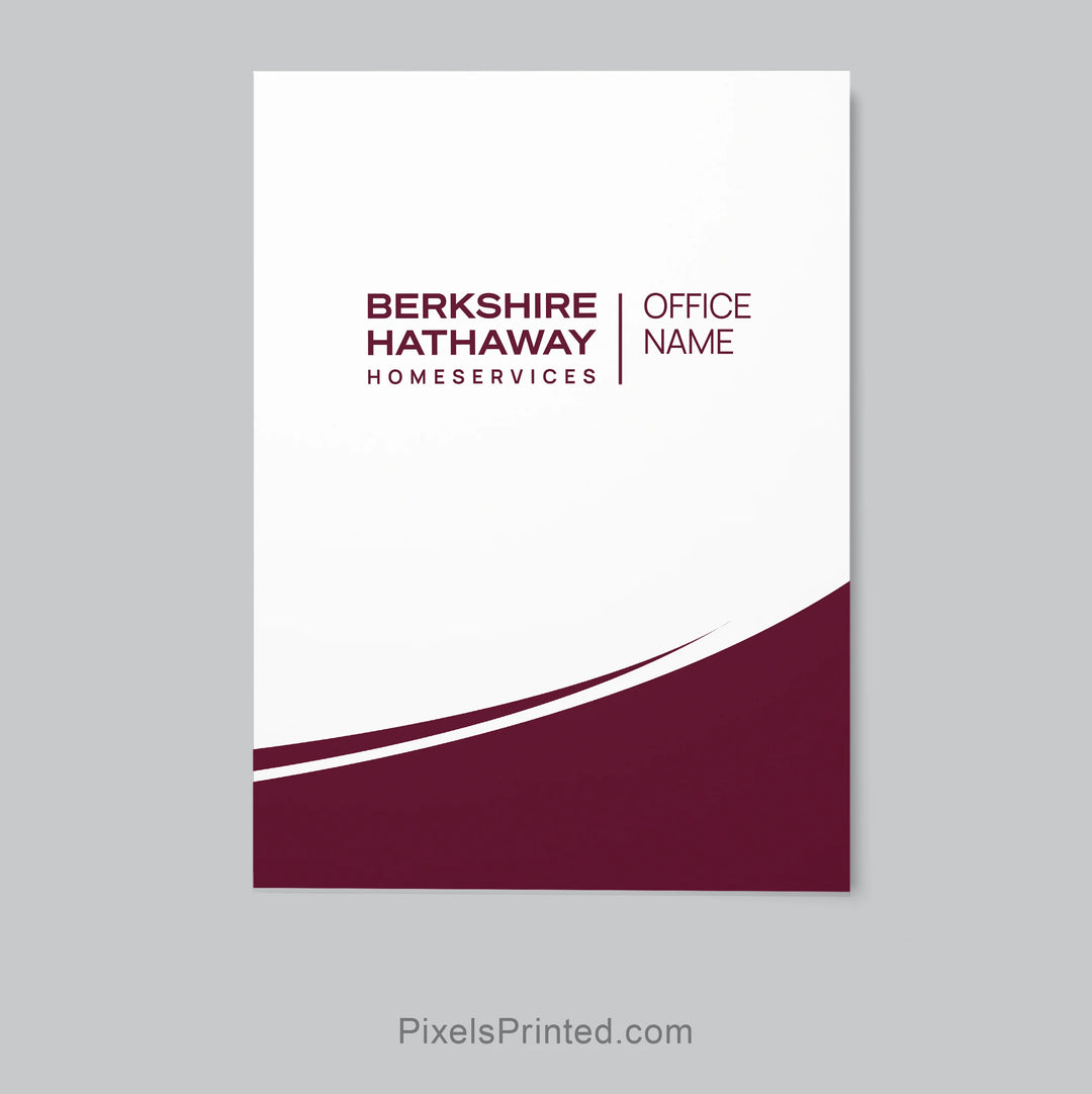 Berkshire Hathaway HomeServices real estate presentation folder