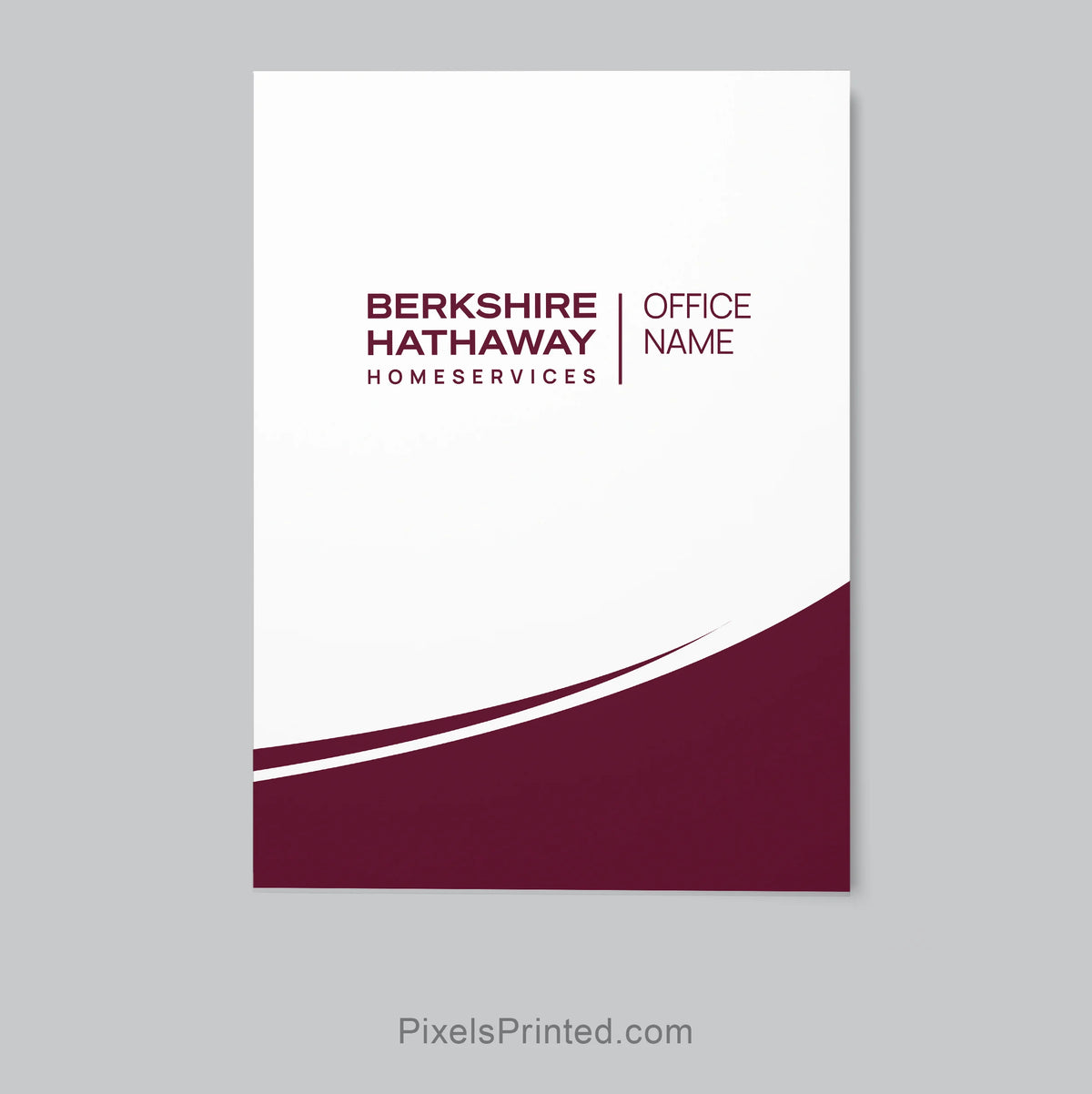 Berkshire Hathaway HomeServices real estate presentation folder