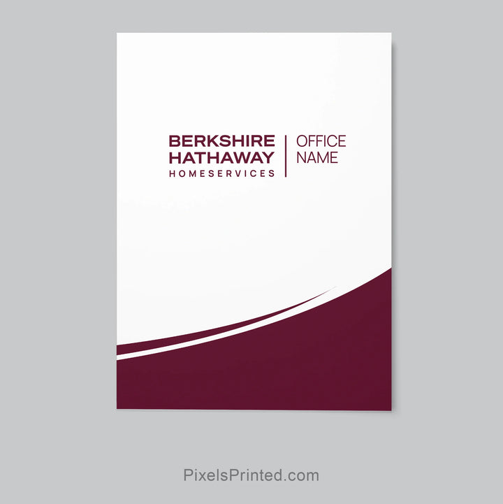 Berkshire Hathaway HomeServices real estate presentation folder