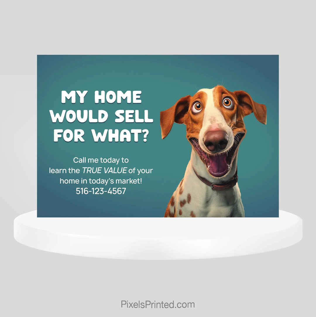 Berkshire Hathaway real estate home valuation postcards PixelsPrinted 