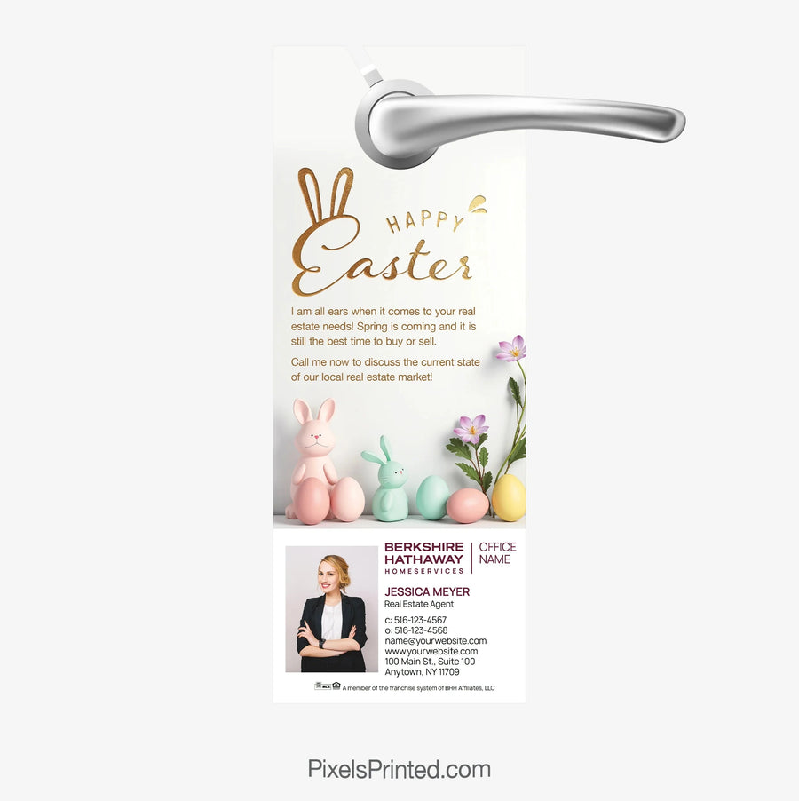 Berkshire Hathaway spring Easter door hangers PixelsPrinted 