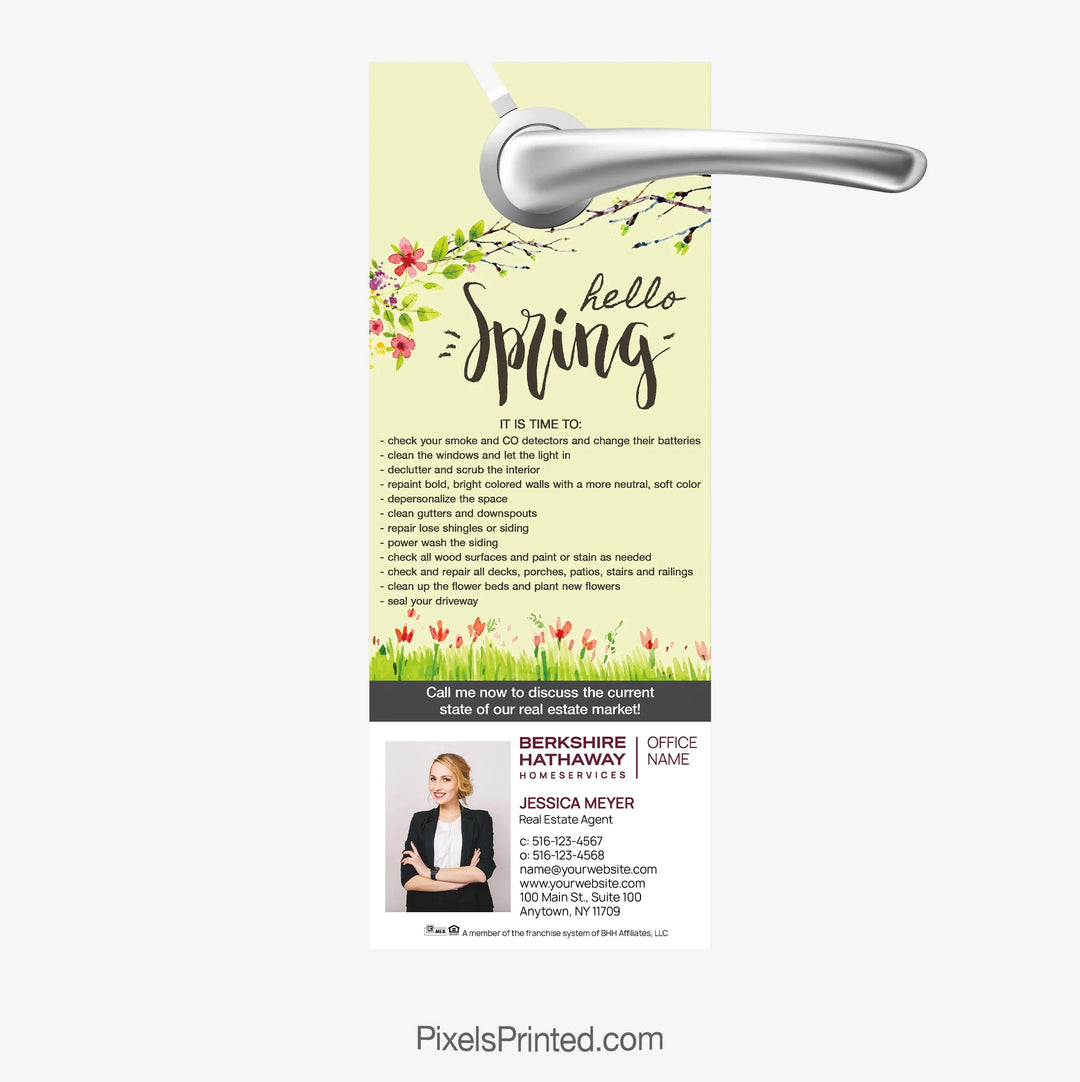 Berkshire Hathaway spring maintenance door hangers PixelsPrinted 