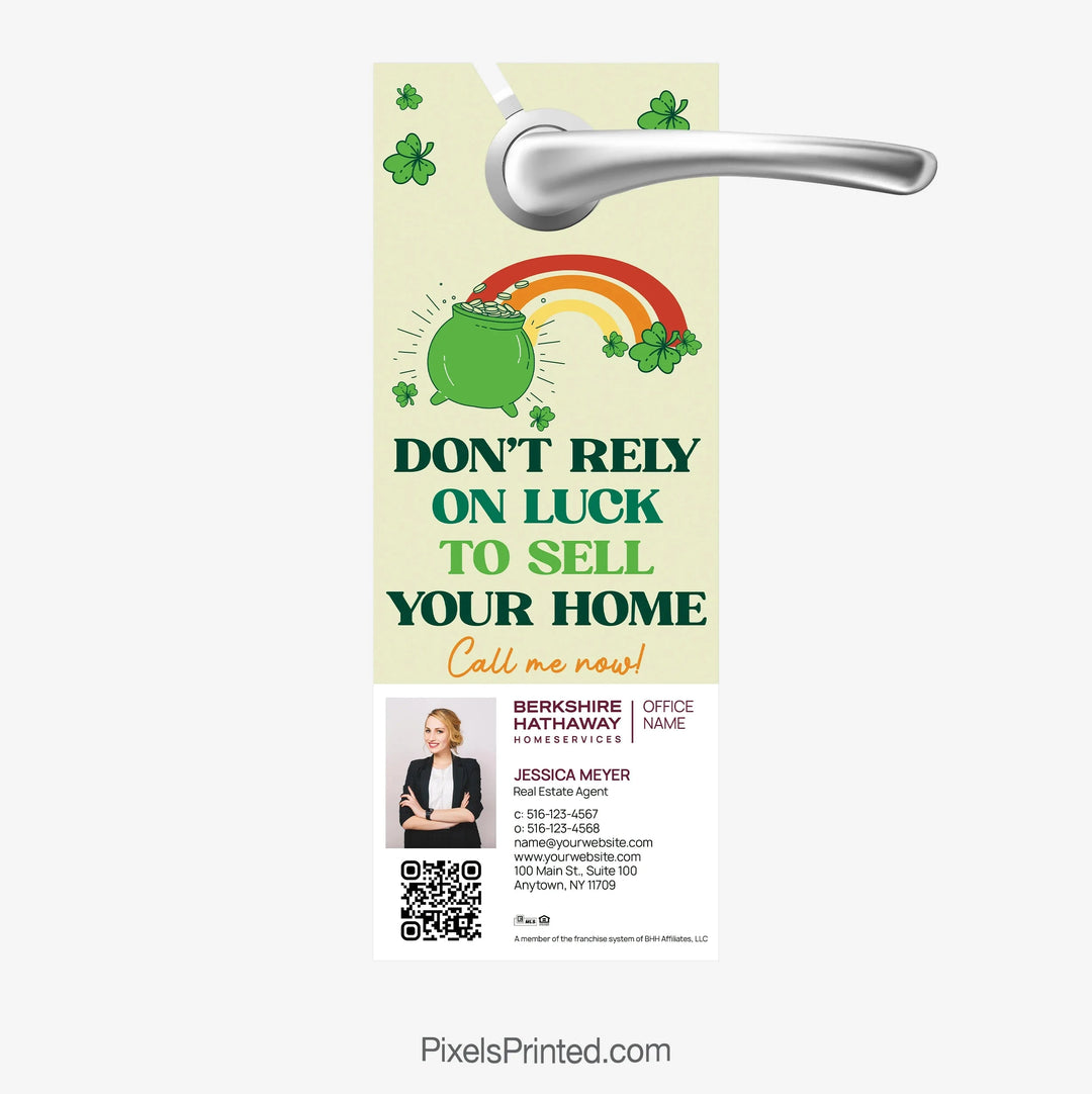 Berkshire Hathaway St. Patricks's Day door hangers PixelsPrinted 