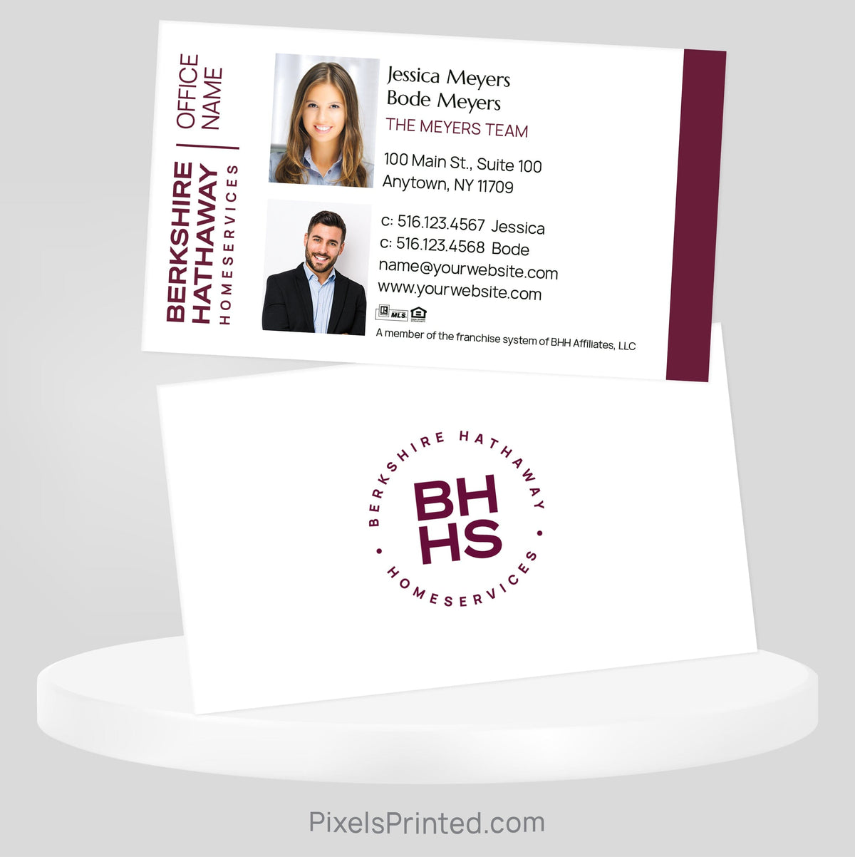 Berkshire Hathaway team business cards Business Cards PixelsPrinted 