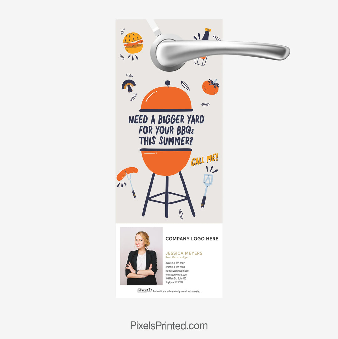 Summer lifestyle real estate door hanger for Century 21 realtors