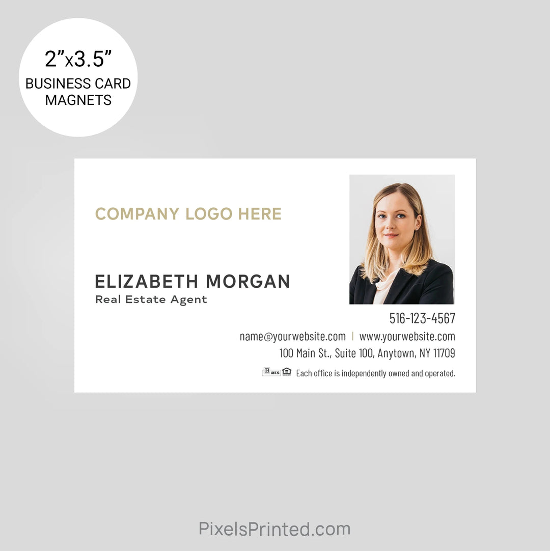 Century 21 business card magnets PixelsPrinted 