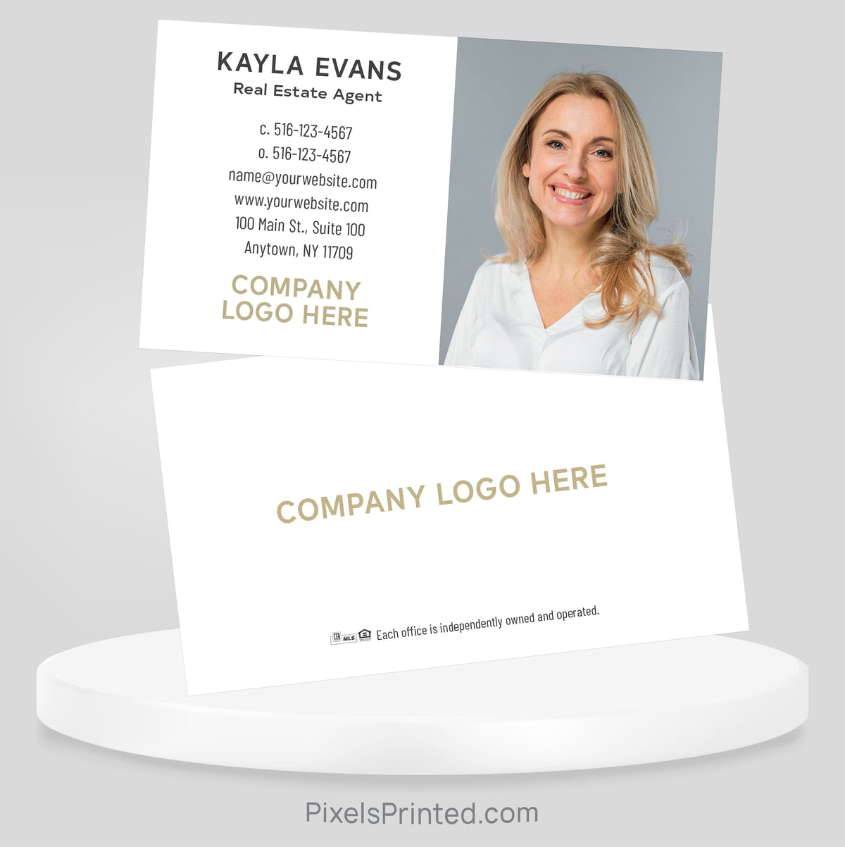 Century 21 real estate business cards Business Cards PixelsPrinted 