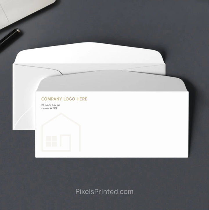 Personalized Century 21 real estate office envelope with return address