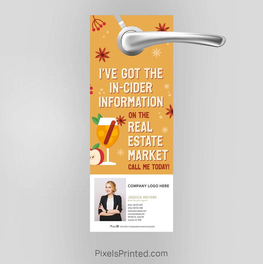 Century 21 real estate fall autumn door hangers PixelsPrinted 