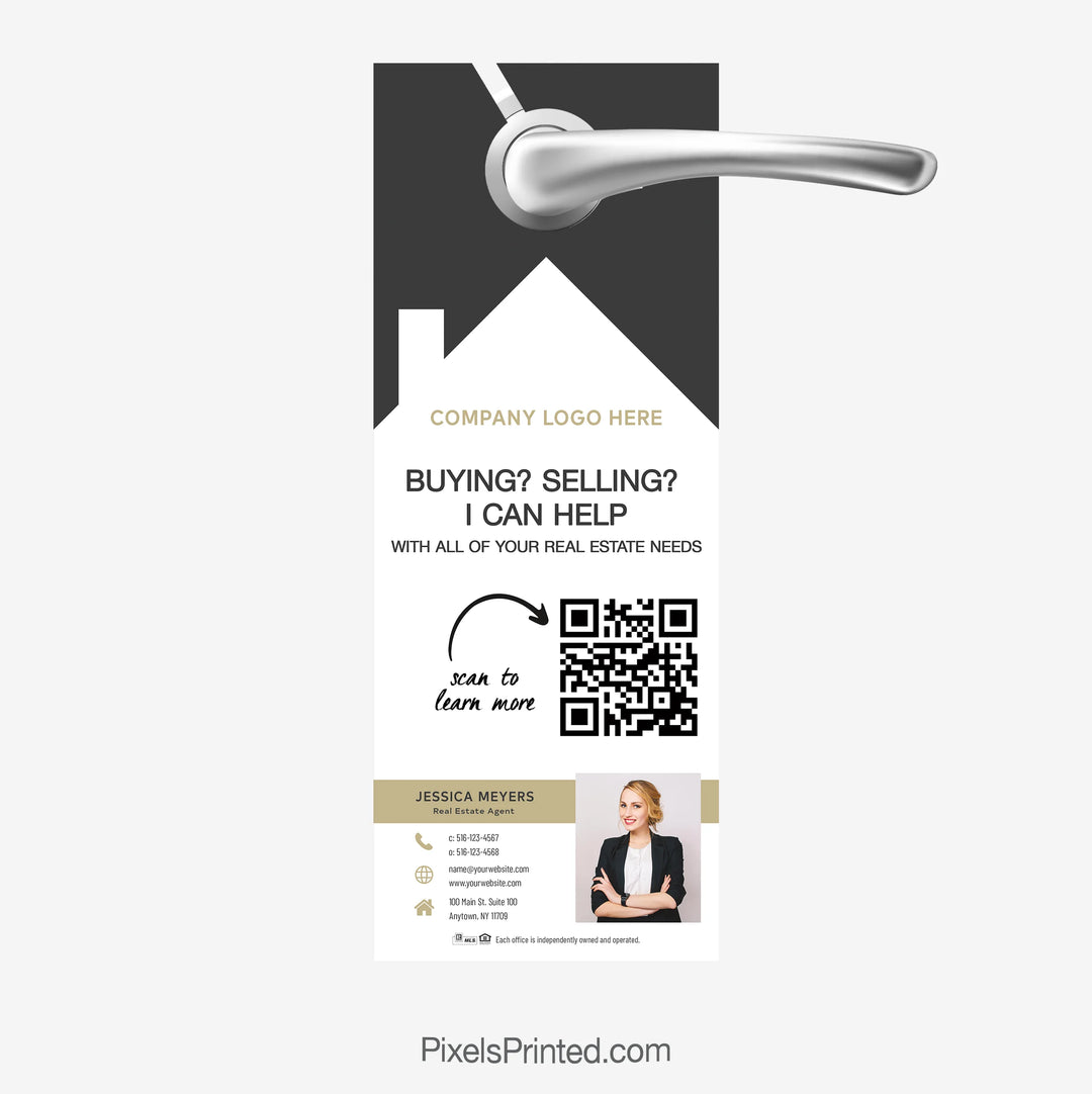 Century 21 neighborhood farming door hanger for realtors