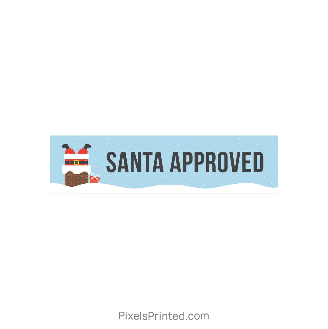 Christmas real estate sign riders PixelsPrinted 