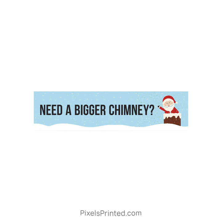 Christmas real estate sign riders PixelsPrinted 