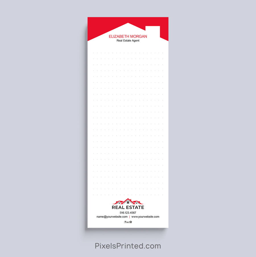 Personalized client appreciation real estate notepad with custom branding