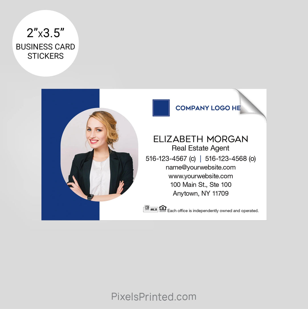 Coldwell Banker business card stickers sticker PixelsPrinted 