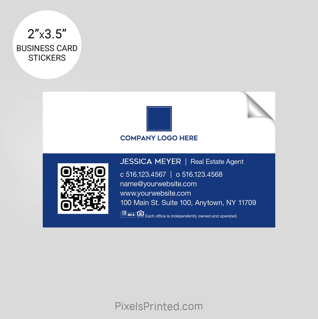 Coldwell Banker business card stickers sticker PixelsPrinted 