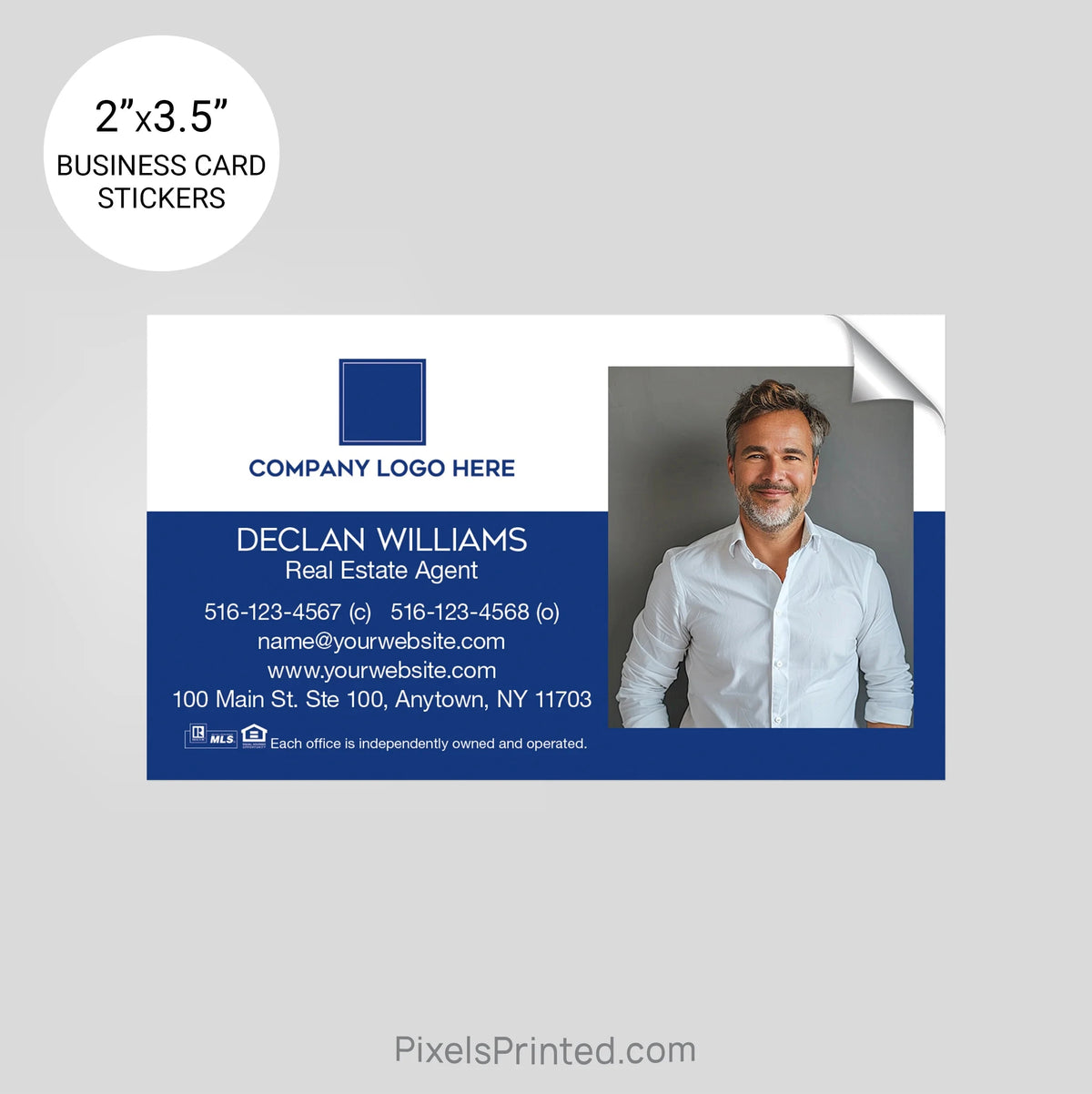 Coldwell Banker business card stickers sticker PixelsPrinted 