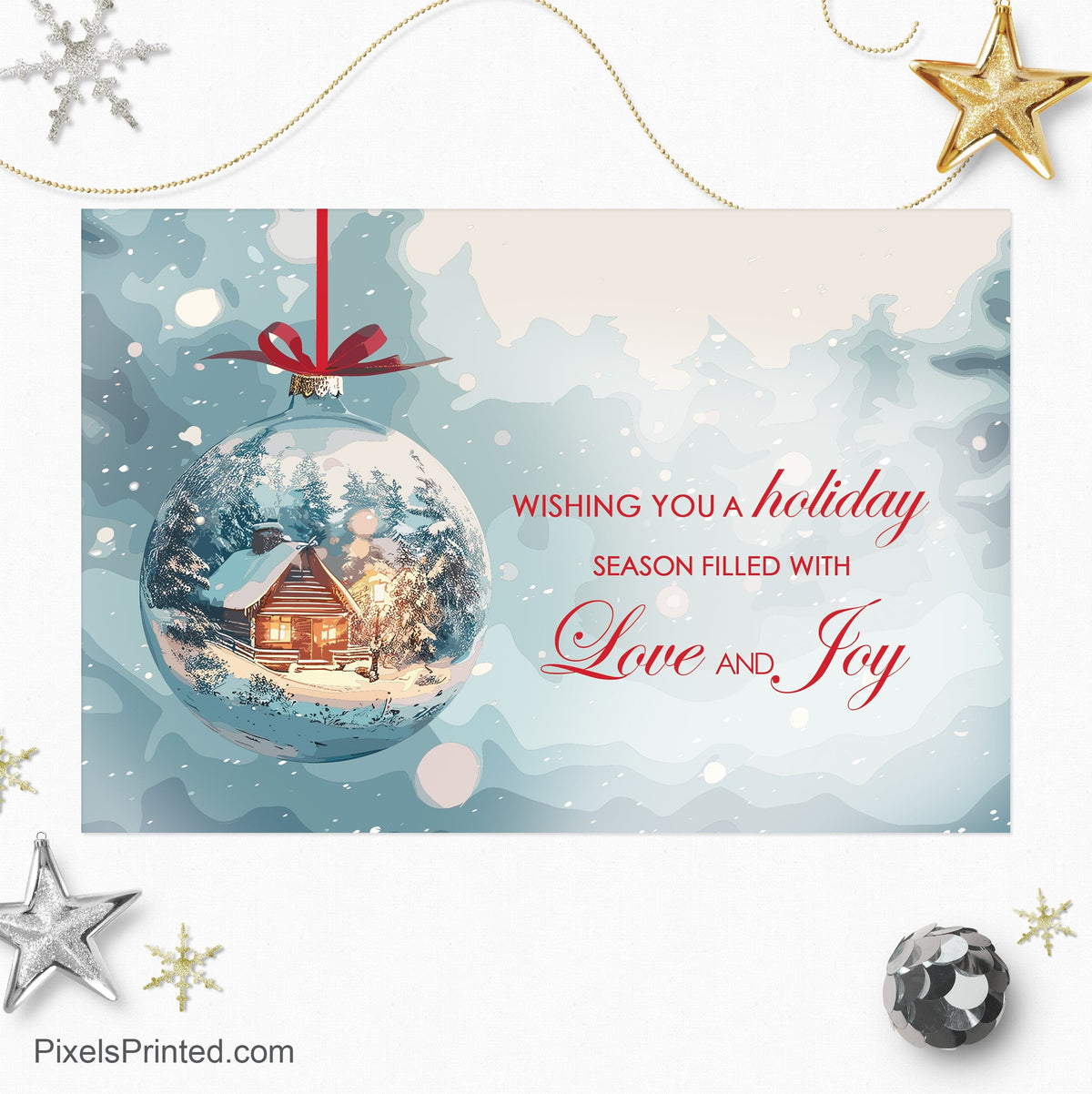 Coldwell Banker Christmas holiday postcards PixelsPrinted 