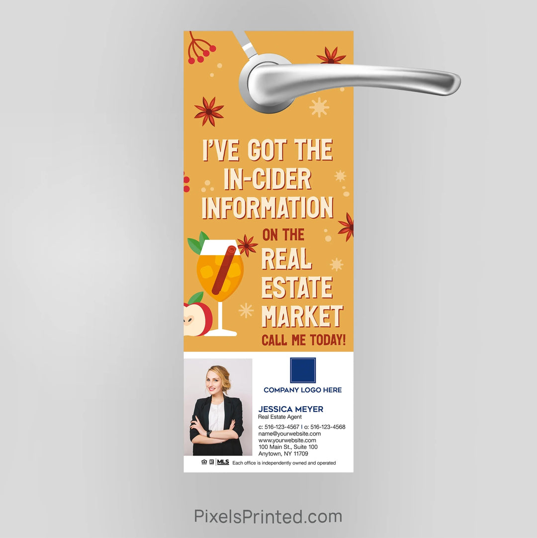 Coldwell Banker fall autumn door hangers PixelsPrinted 