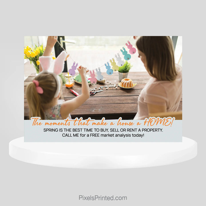 Coldwell Banker realty Easter postcard PixelsPrinted 