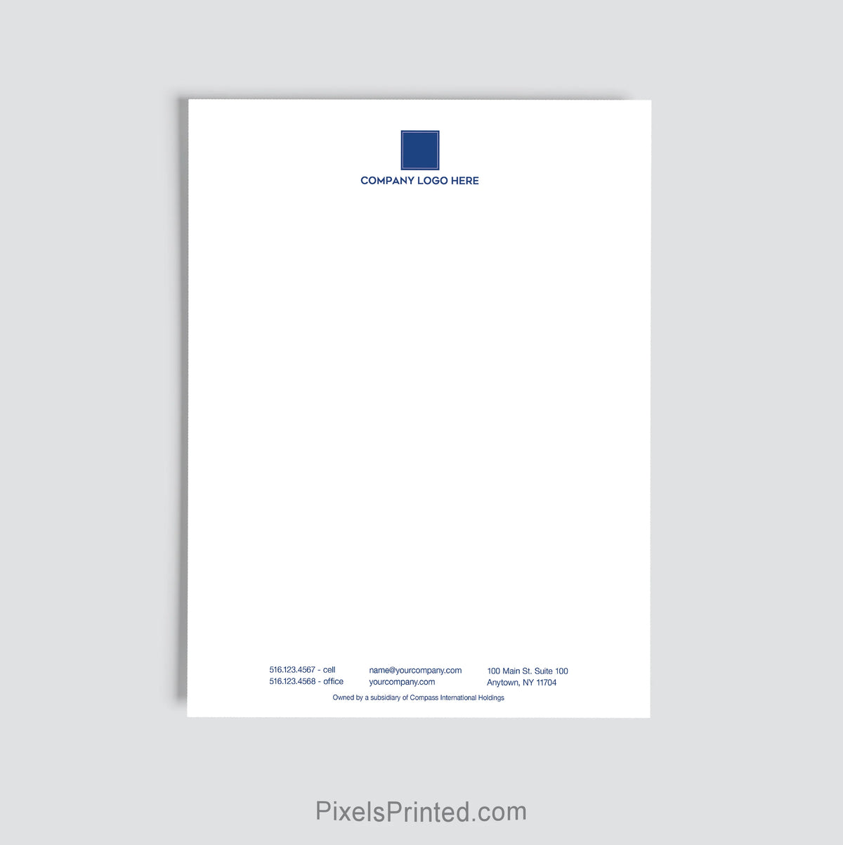 Coldwell Banker Realty real estate office letterhead personalized