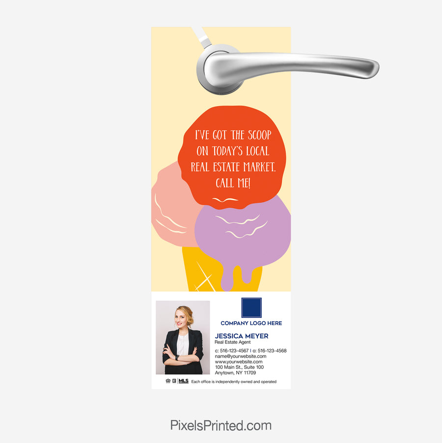 Summer real estate market insight door hanger for Coldwell Banker Realty agents