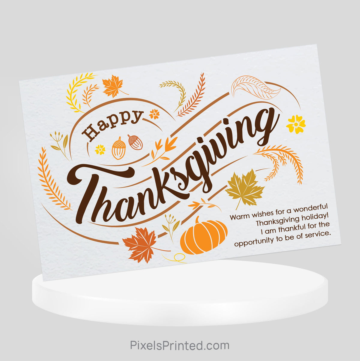 Coldwell Banker Thanksgiving postcards PixelsPrinted 