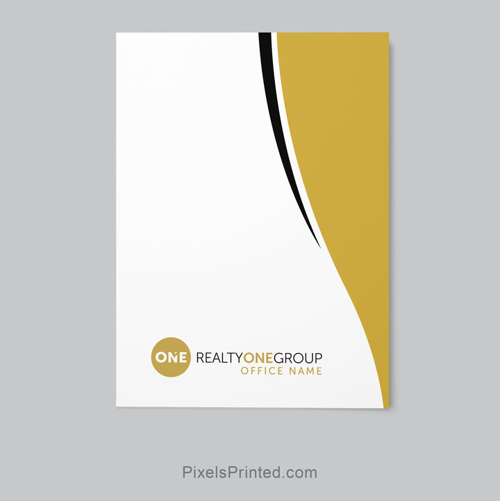 Realty ONE Group transaction folder for contracts, offers, disclosures and client documents.