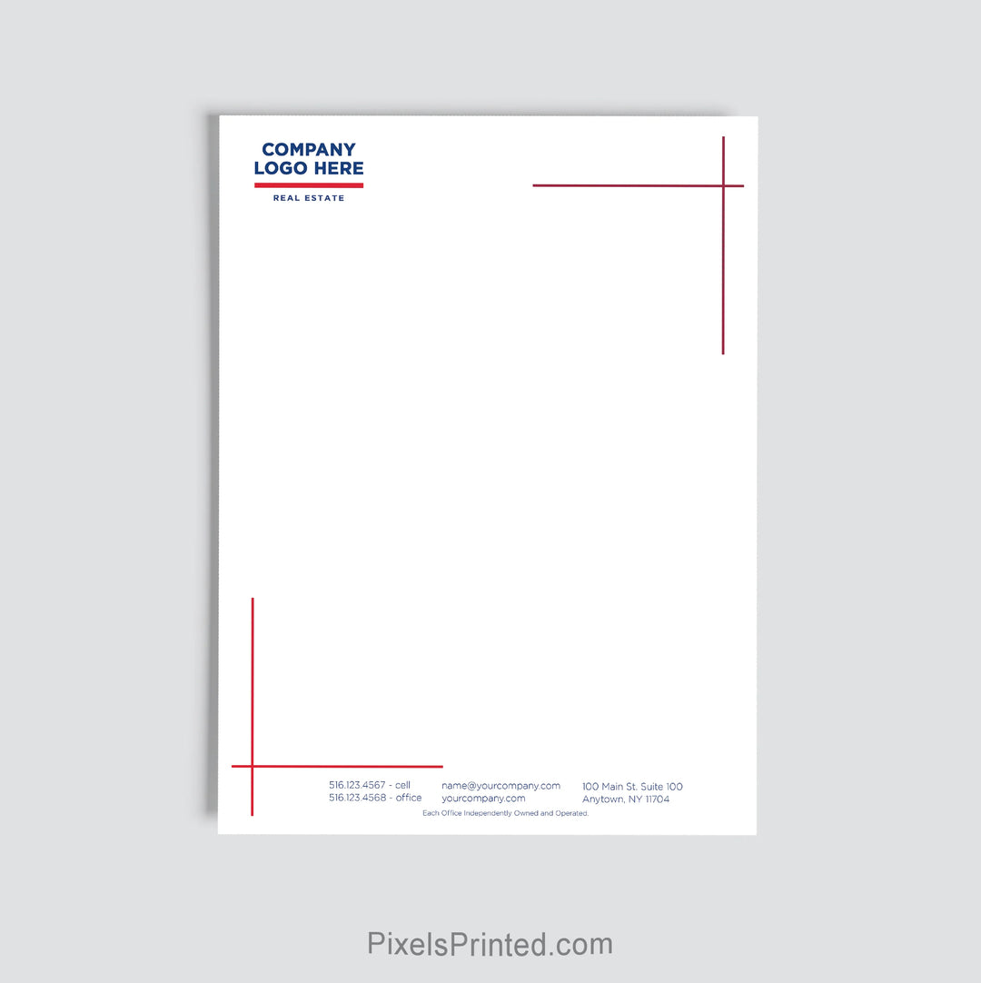 ERA Real Estate agent letterhead personalized for office use