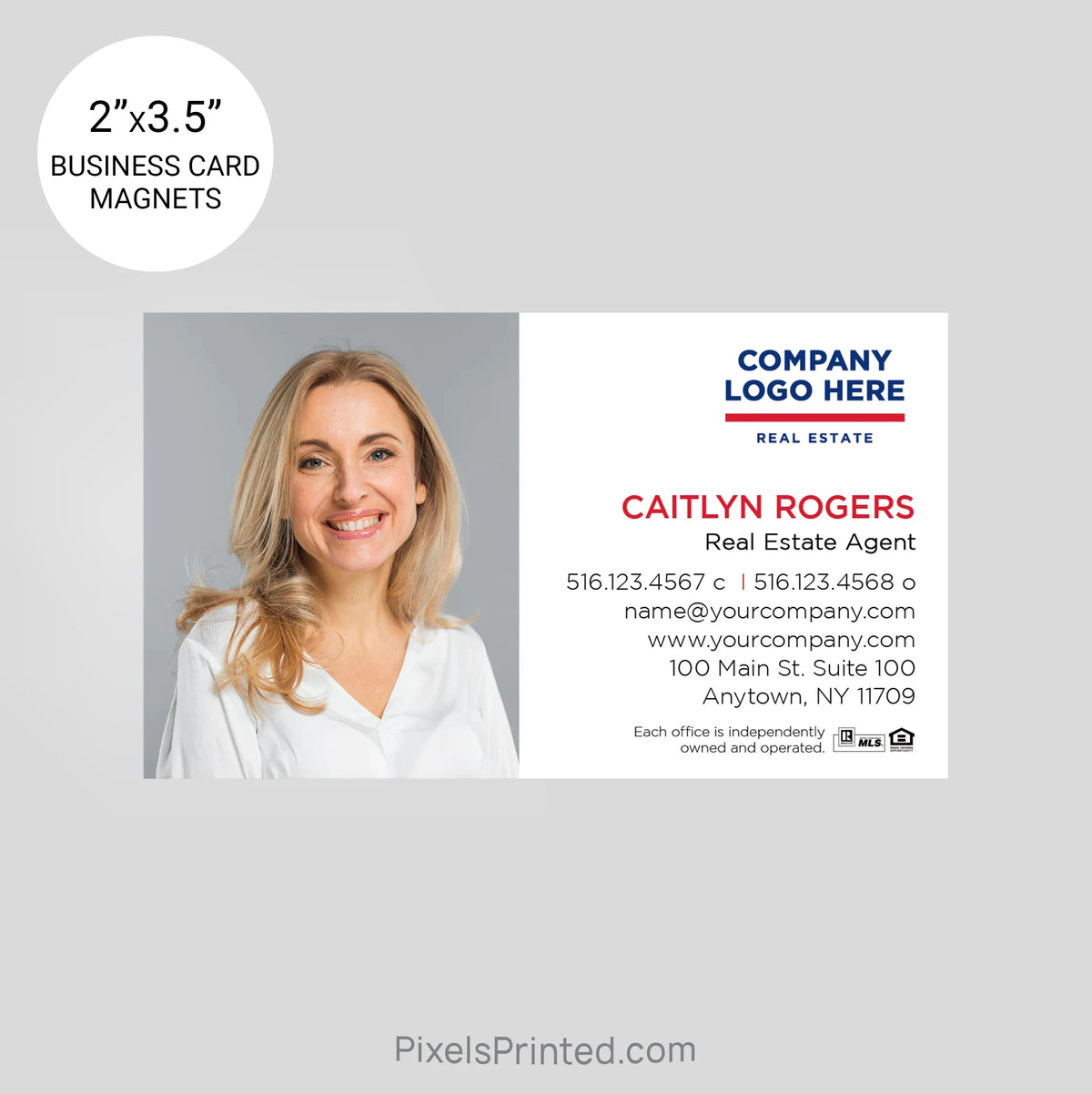 ERA real estate business card magnets PixelsPrinted 