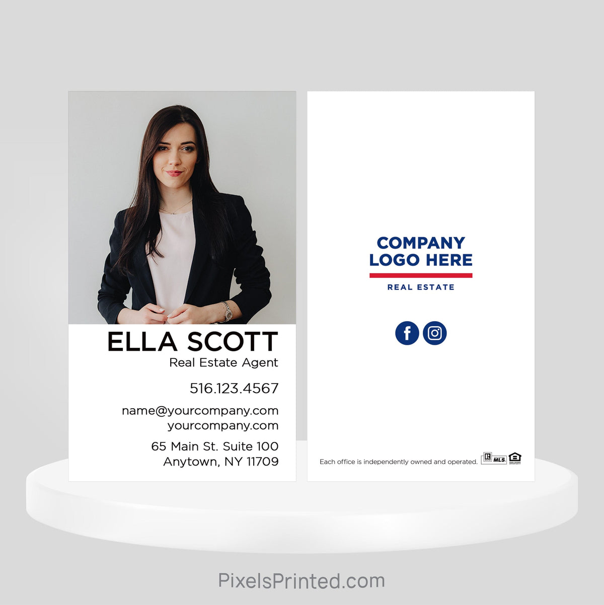 ERA real estate business cards Business Cards PixelsPrinted 
